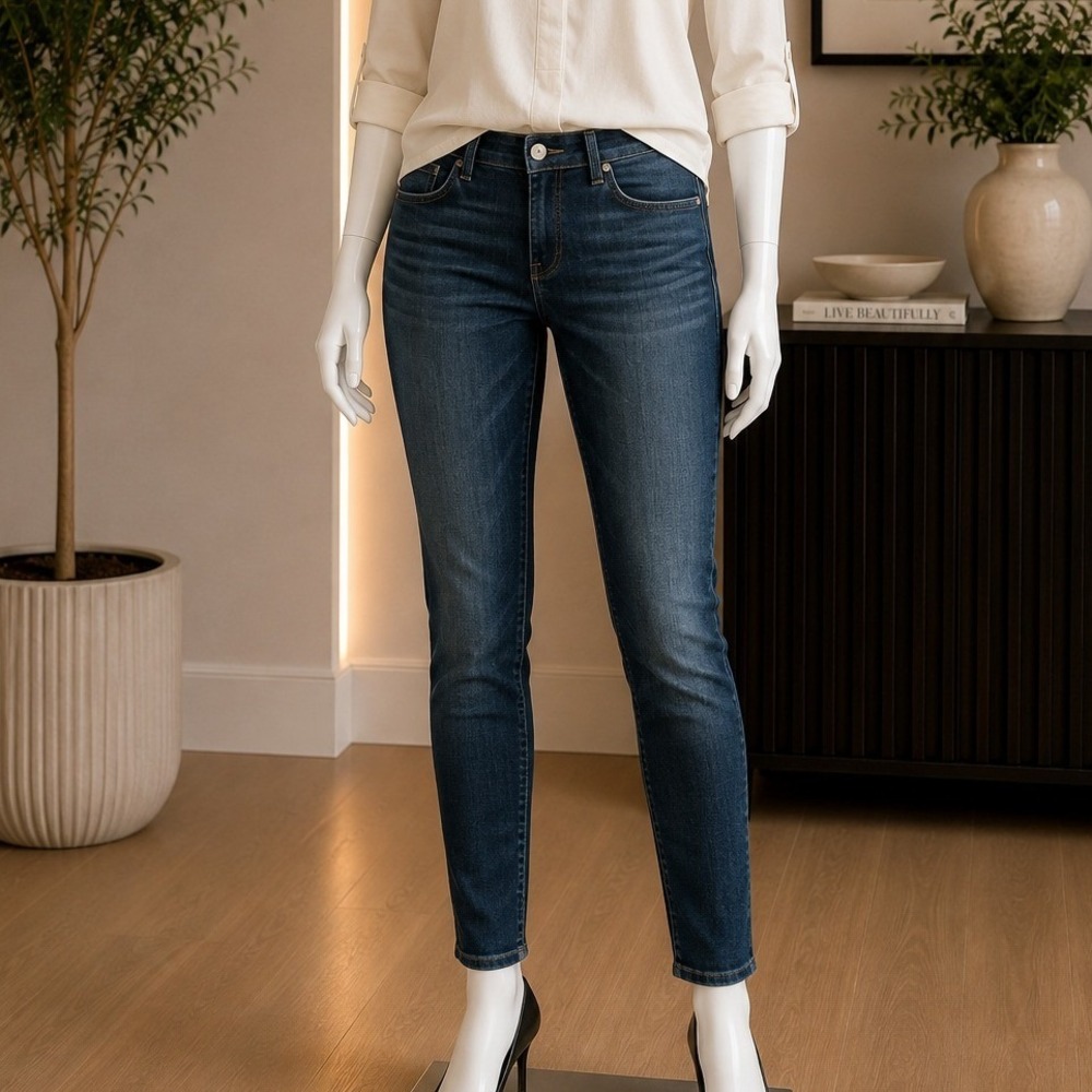 J Brand Womens Jeans The Pencil Leg High Tide Dark Wash Skinny 26